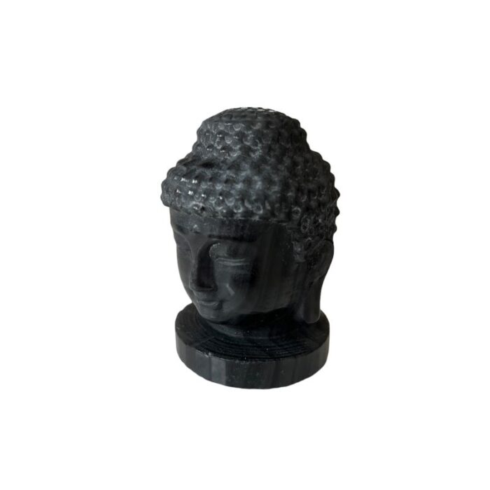 Obszidián Buddha fej - Image 2